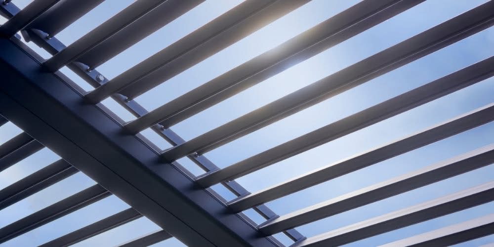 Pergola — lamele aluminiowe
